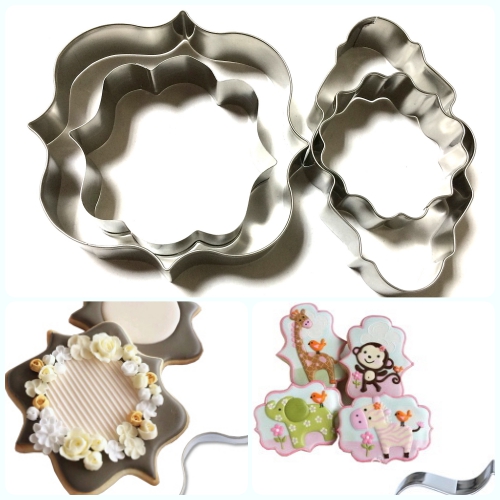 Вырубка стальная Герб 3-6 см | Набор 4 фигуры