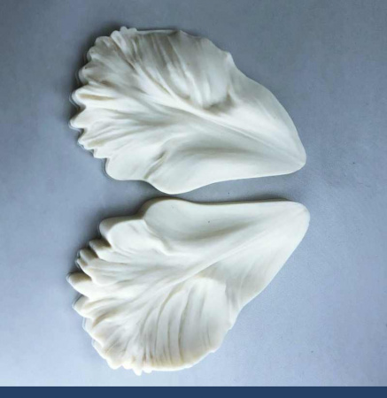 Молд силиконовый (вайнер) лепесток Ириса большой, комплект 2 шт (80•50 мм) fsl-049