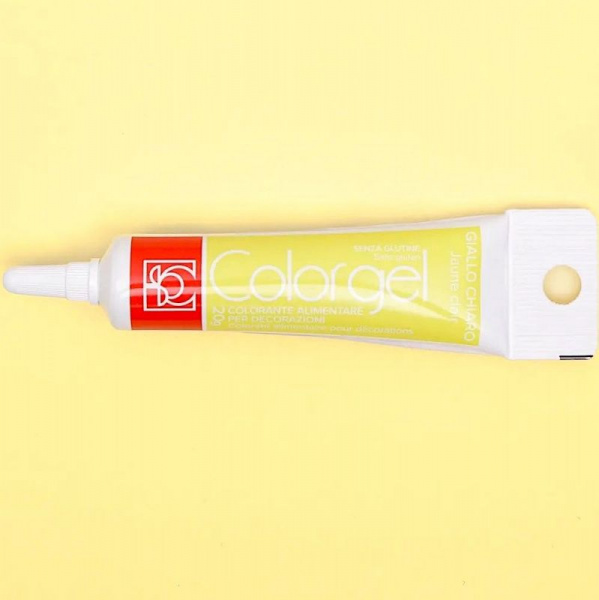 Краситель пищевой гелевый Colorgel: Jaune Clair/Giallo Chiaro (Светлый ЖЁЛТЫЙ) | 20-100 гр Краситель пищевой гелевый Colorgel: Jaune Clair/Giallo Chiaro (Светлый ЖЁЛТЫЙ) | 20-100 гр