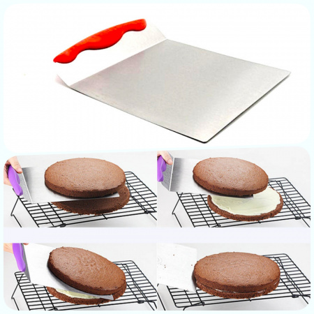 Кондитерский шпатель-переноска сталь | 20 см