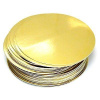 Подложка для торта Золото/Жемчуг 2х сторон. 0.8 мм, Ø 260 мм
