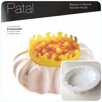 Силиконовая форма 3D для муссового торта | Петал ∅165 мм