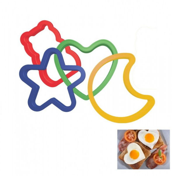 Формы для выпечки/жарки силиконовые 120*120 мм | набор 4шт