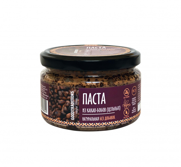 Паста из какао-бобов без добавок и сахара | 0.2 - 1 кг