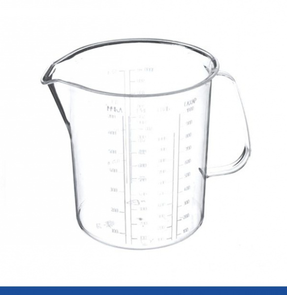 Мерная кружка 1 л (полистирол) Мерная кружка 1 л (полистирол)