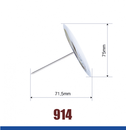Кондитерский гвоздик 914 Tulip™ прямой Ø 75 мм