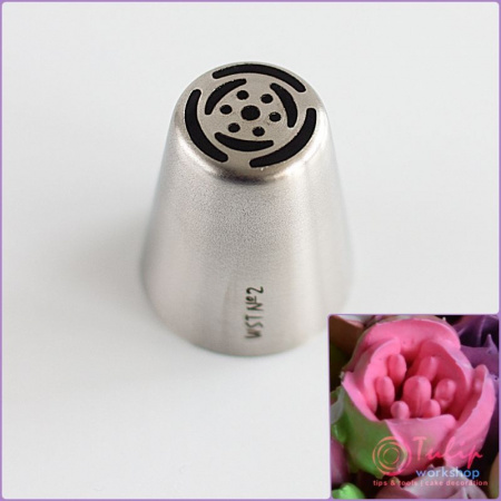 Набор 12 кондитерских насадок - тюльпан одним движением №№ 1,3,4,5,7,8,10,11,12,13,14,15 | L размер Набор 12 кондитерских насадок - тюльпан одним движением №№ 1,3,4,5,7,8,10,11,12,13,14,15 | L размер