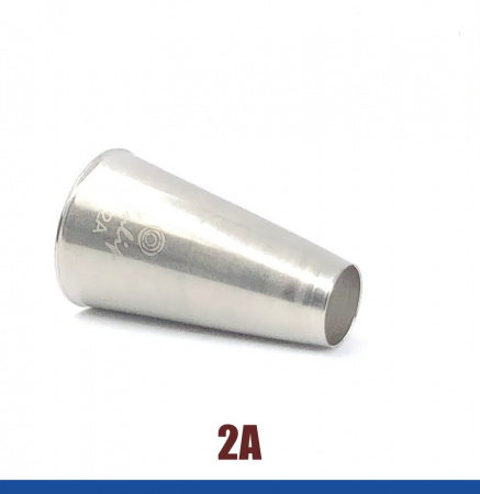 Кондитерская насадка 2А Tulip, Корея, трубочка Ø 12 мм